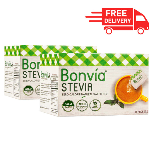 Bonvia Stevia 50 sachet pack x 2