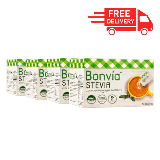 Bonvia Stevia 50 sachet pack x 4