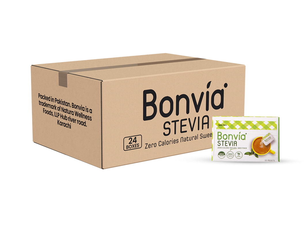 Bonvia Carton For Trade (24 pieces x 50 sachet Box)