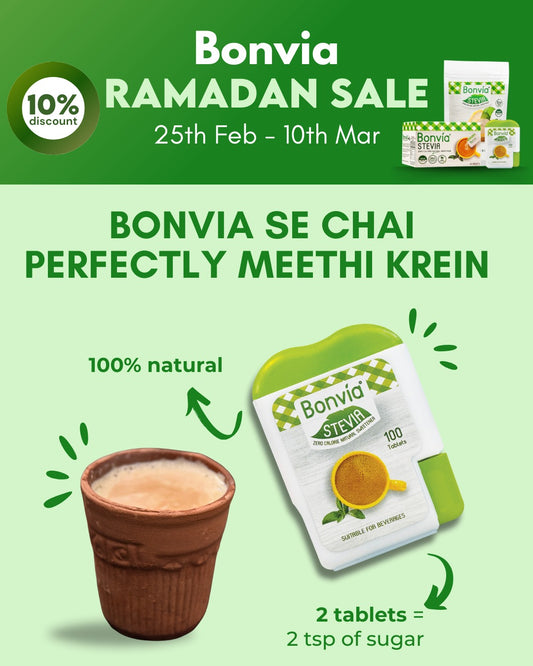 [With FREE gift] Bonvia Stevia Tablet - 100s